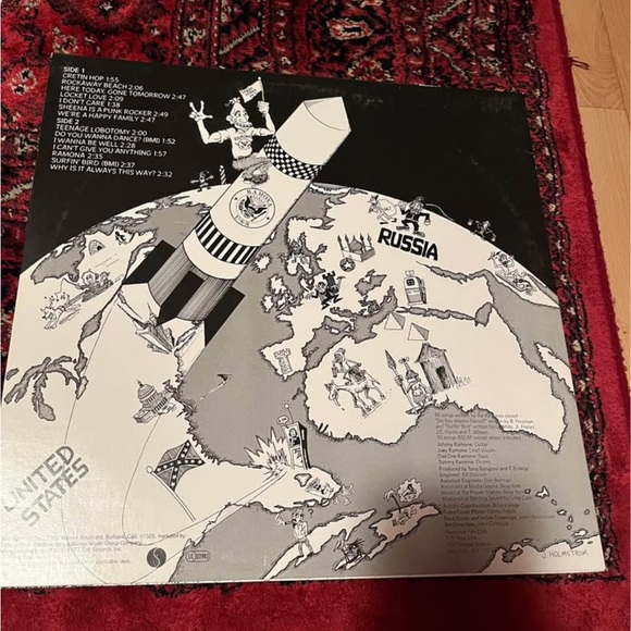Ramones 'Rocket to Russia' Vinyl Record - Picture 2 of 3